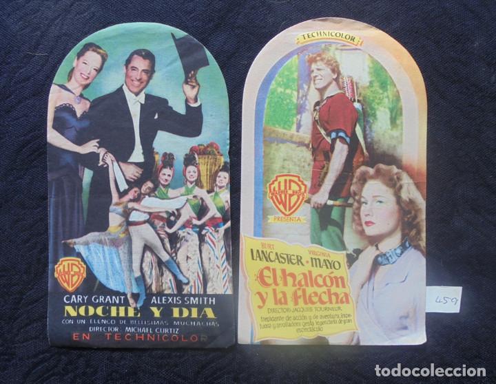 Cinema: 2 Folletos cine El H alc&oacute;n y la Flecha/Noche y D&iacute;a 1950/52