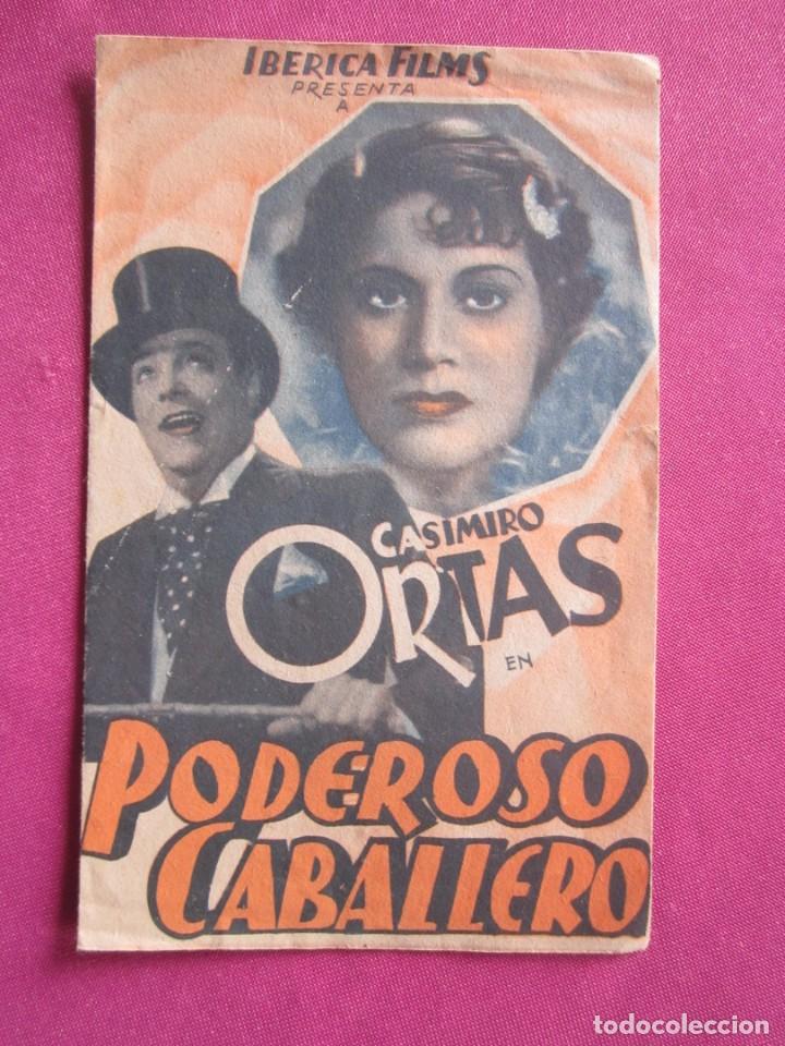 Cine: PODEROSO CABALLERO CASIMIRO ORTAS PROGRAMA CINE DOBLE C16 - Foto 2