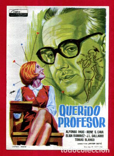 Cine: QUERIDO PROFESOR SENCILLO SIN CINE ORIGINAL PMD 1072 - Foto 1