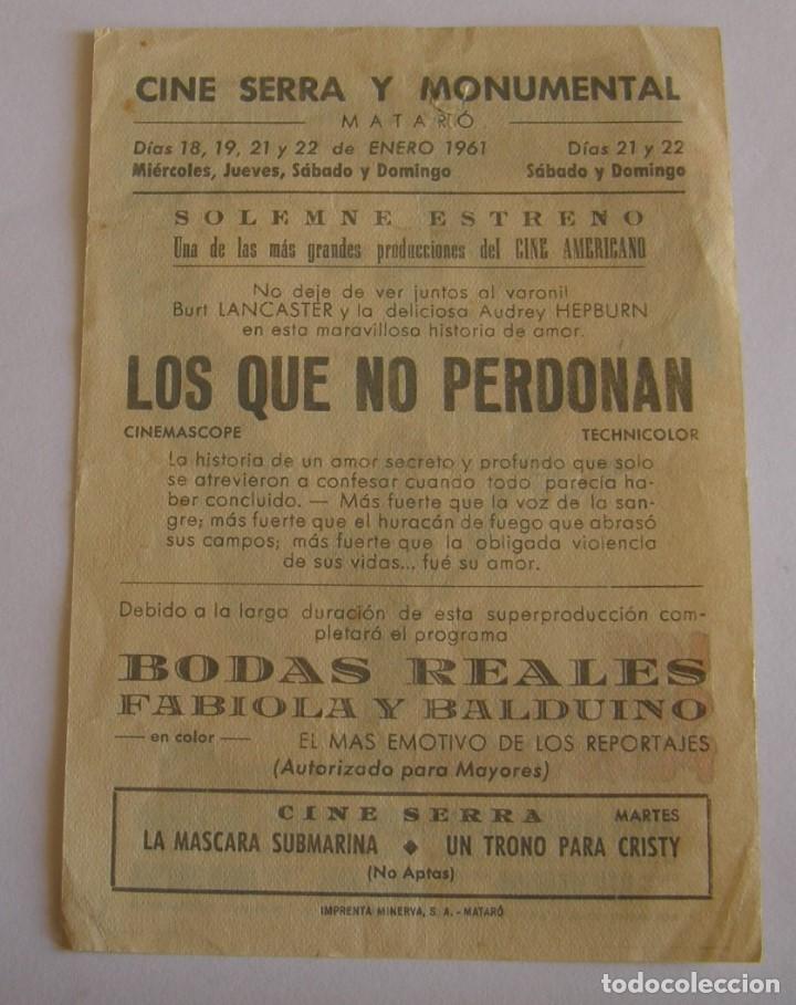 Cine: PROGRAMA DE CINE LOS QUE NO PERDONAN - Foto 2