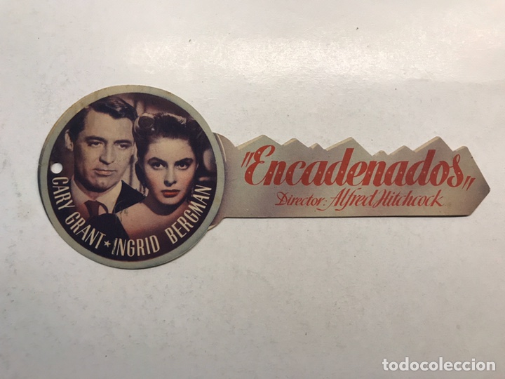 Cine: CASTELL&Oacute;N. Cine REX. Folleto Troquelado. ENCADENADOS por Alfred Hitchcock (a.1948)