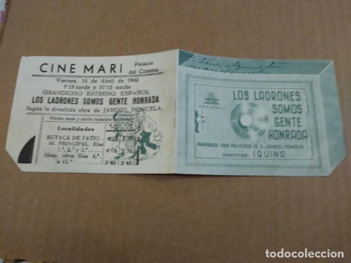 Cine: Programa cine  Los ladrones somos gente honrada. Cine Mar. Jardiel Poncela. - Foto 1