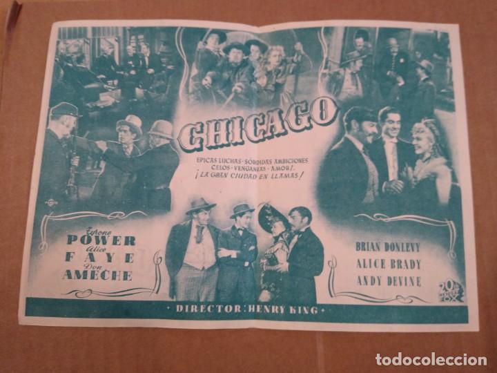 Cine: Programa cine. Chicago. Power, Date y Ameche. Cine moderno Pasajes - Foto 2