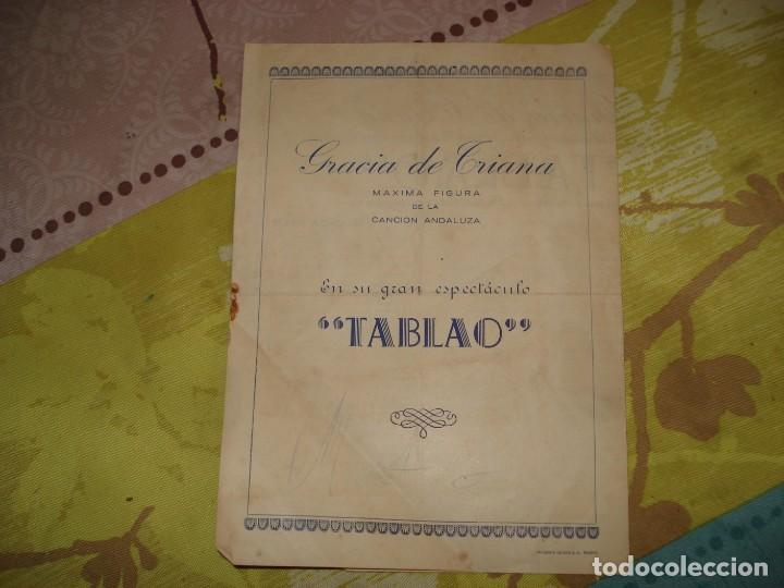 Cine: ANTIGUO PROGRAMA TEATRO COMICO GRACIA DE TRIANA - Foto 3