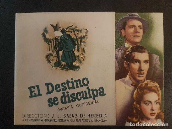 Cine: EL DESTINO SE DISCULPA PROGRAMA DE MANO DOBLE - Foto 1