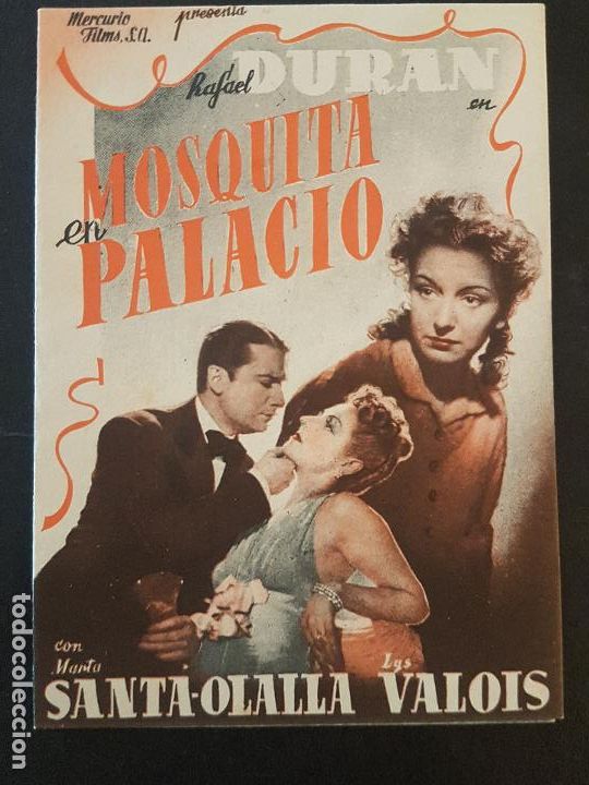 Cine: MOSQUITA EN PALACIO PROGRAMA DE MANO DOBLE - Foto 1
