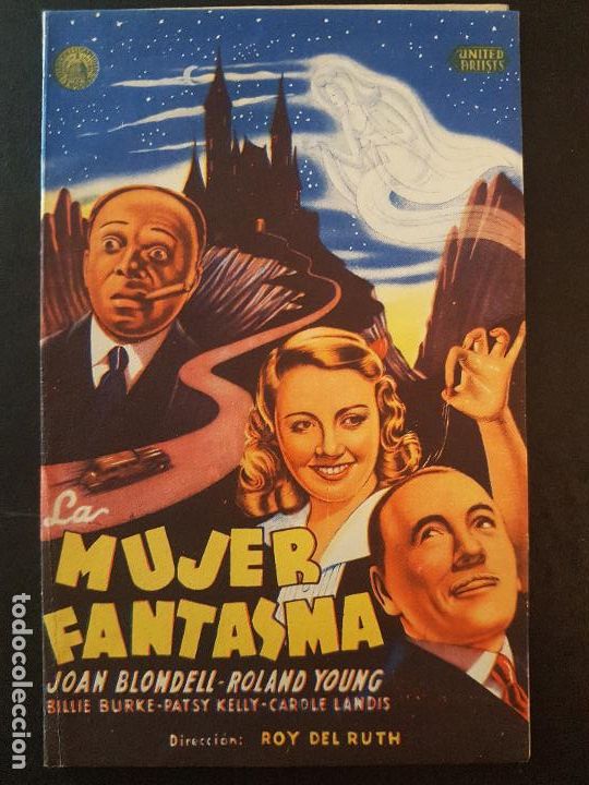 Cine: LA MUJER FANTASMA PROGRAMA DE MANO DOBLE - Foto 1