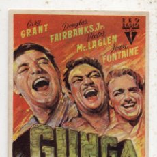 Cine: GUNGA DIN. GARY GRANT, DOUGLAS FAIRBANKS JR., VICTOR MC LAGLEN, JOAN FONTAINE. AÑO 1948.. Lote 191881103