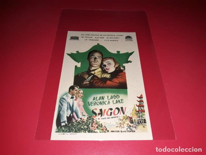 Cine: Saigon con Alan Ladd. A&ntilde;o 1948. - Foto 1