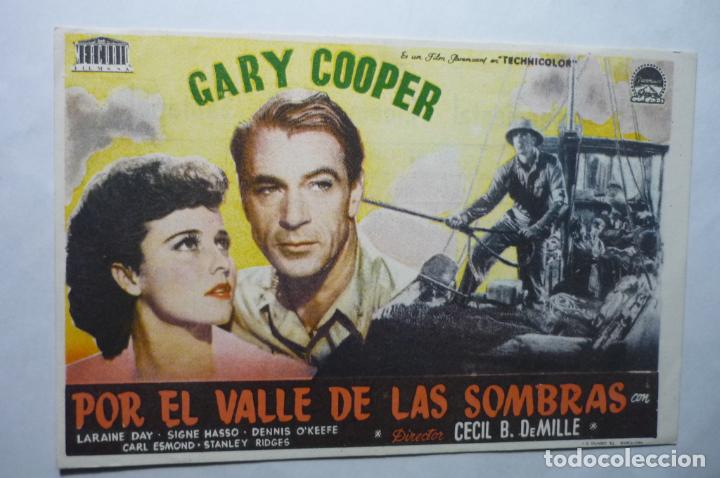 Cine: programa por el valle de las sombras -gary cooper -