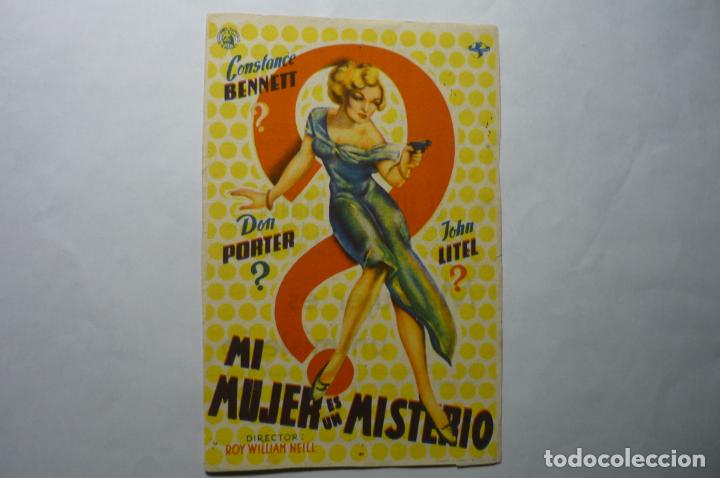 Cine: programa mi mujer es un misterio .- constance bennett - Foto 1