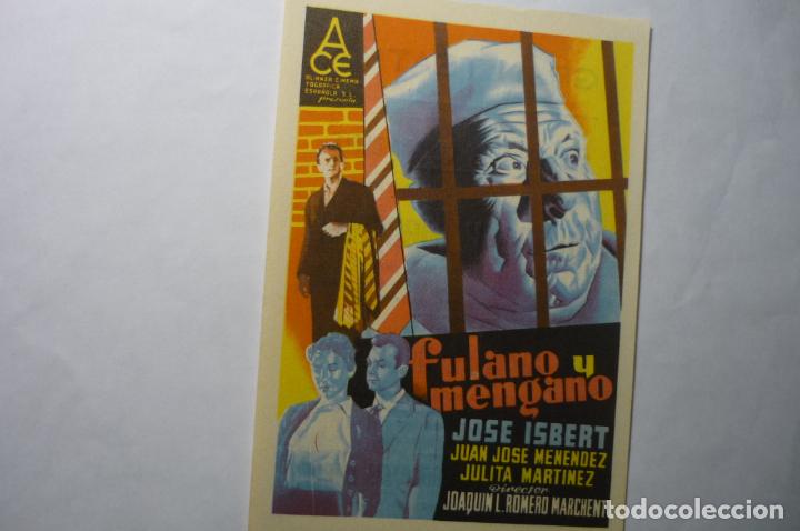 Cine: programa fulano y mengano .-jose isbert -publicidad gran teatro elche??