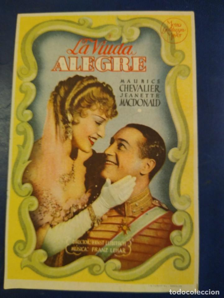 Cine: Programa de cine. La viuda alegre. Cine Mari. - Foto 1