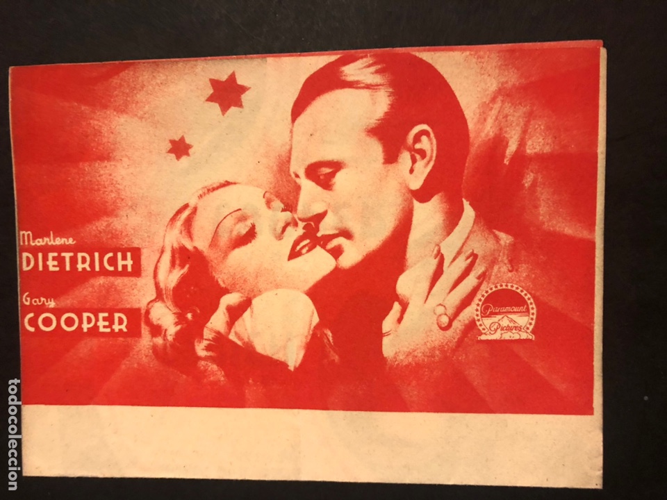 Cine: Programa original de Deseo Marlene Dietrich Gary Cooper A4 - Foto 1