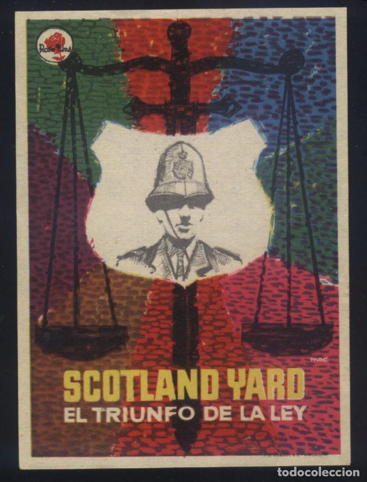 Cine: Q-08588- Scotland Yard. EL TRIUNFO DE LA LEY.