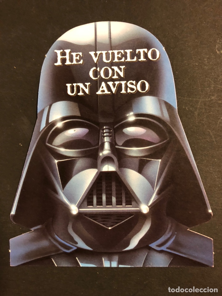 Cine: Programa troquelado Darth Vader la guerra de las galaxias - Foto 1