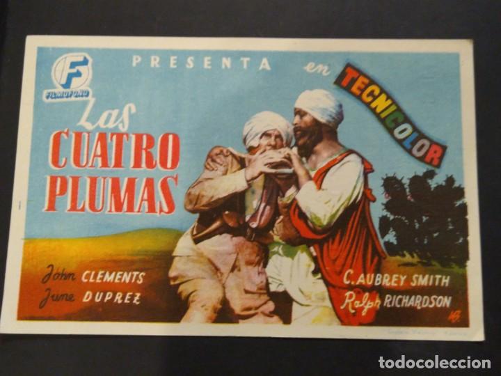 Cine: Programa de cine. Las cuatro plumas. Gran cine Coru&ntilde;a. - Foto 1