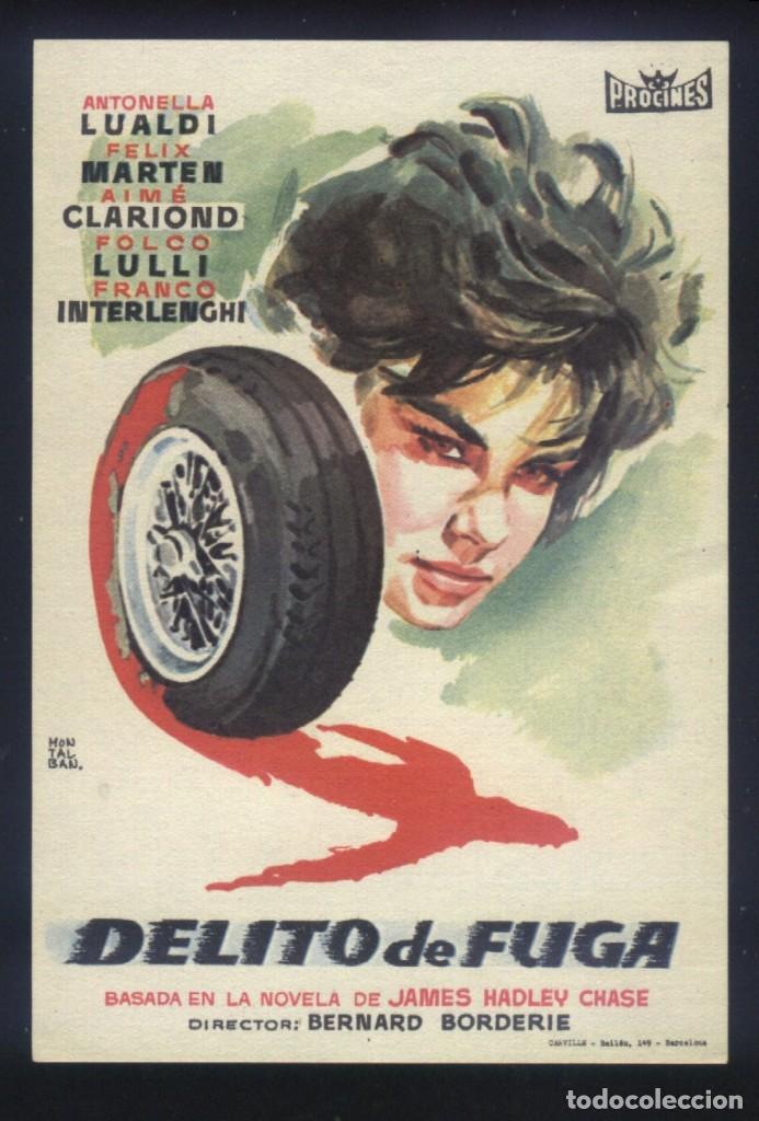 Cine: Q-00820- DELITO DE FUGA (D&eacute;lit de fuite) Antonella Lualdi - F&eacute;lix Marten - Aim&eacute; Clariond