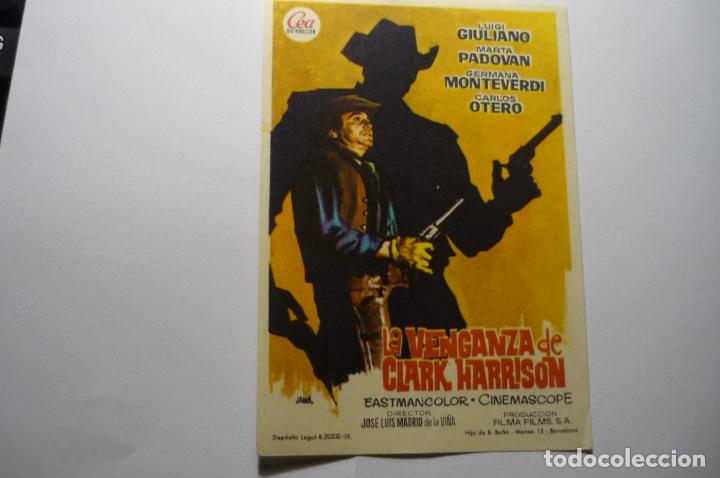 Cine: PROGRAMA LA VENGANZA DE CLARK HARRISON - LUIGI GIULIANO- - Foto 1