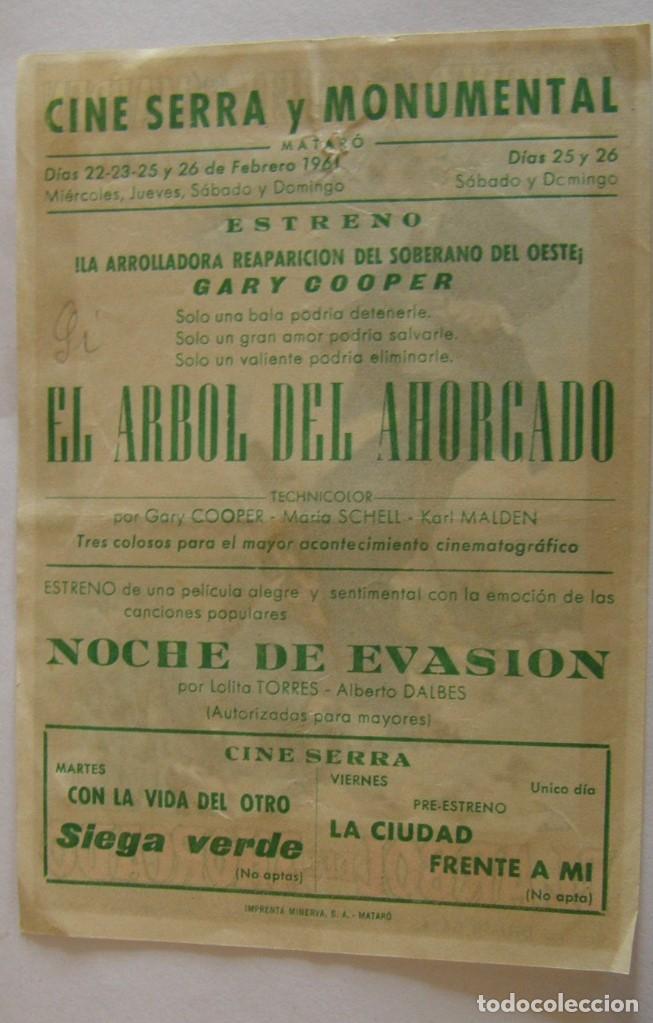 Cine: PROGRAMA DE CINE EL ARBOL DEL AHORCADO - Foto 2