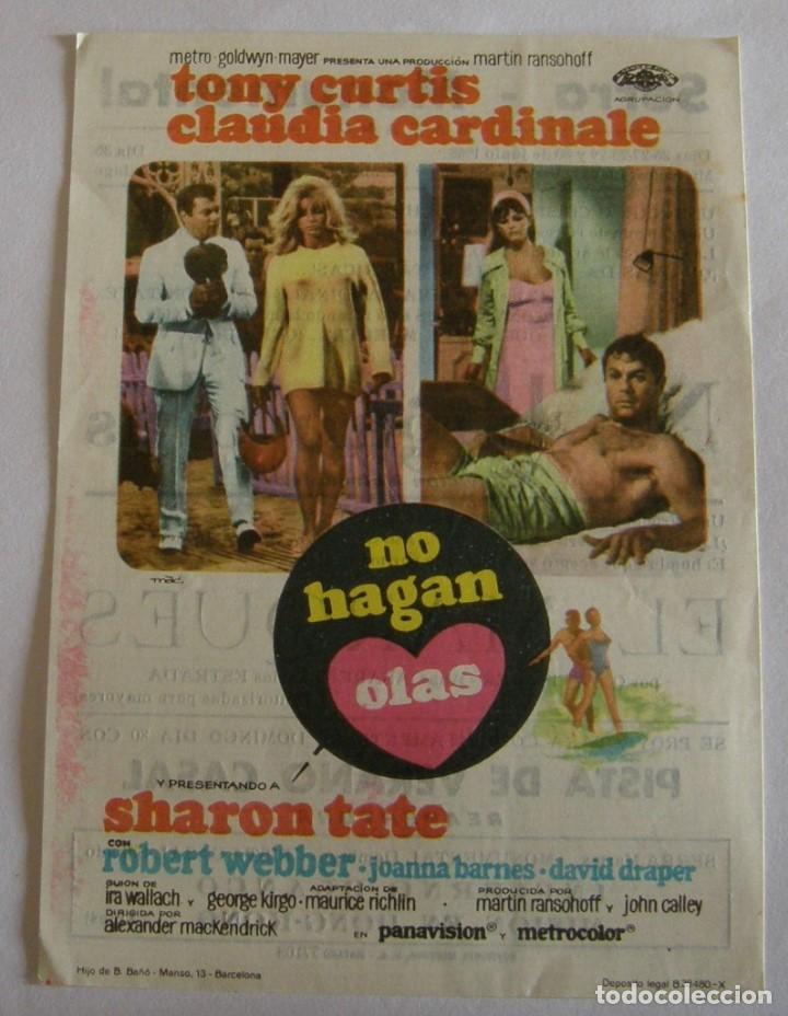Cine: PROGRAMA DE CINE NO HAGAN OLAS - Foto 1