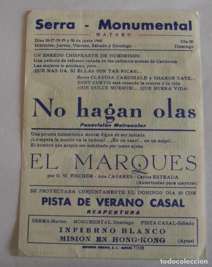 Cine: PROGRAMA DE CINE NO HAGAN OLAS - Foto 2
