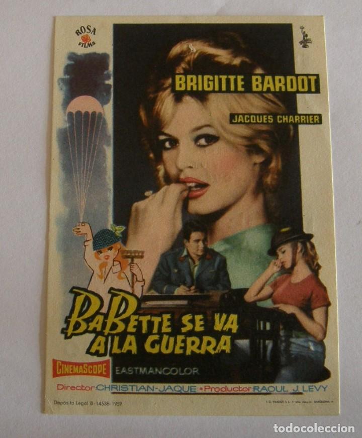 Cine: PROGRAMA DE CINE BABETTE SE VA A LA GUERRA - Foto 1