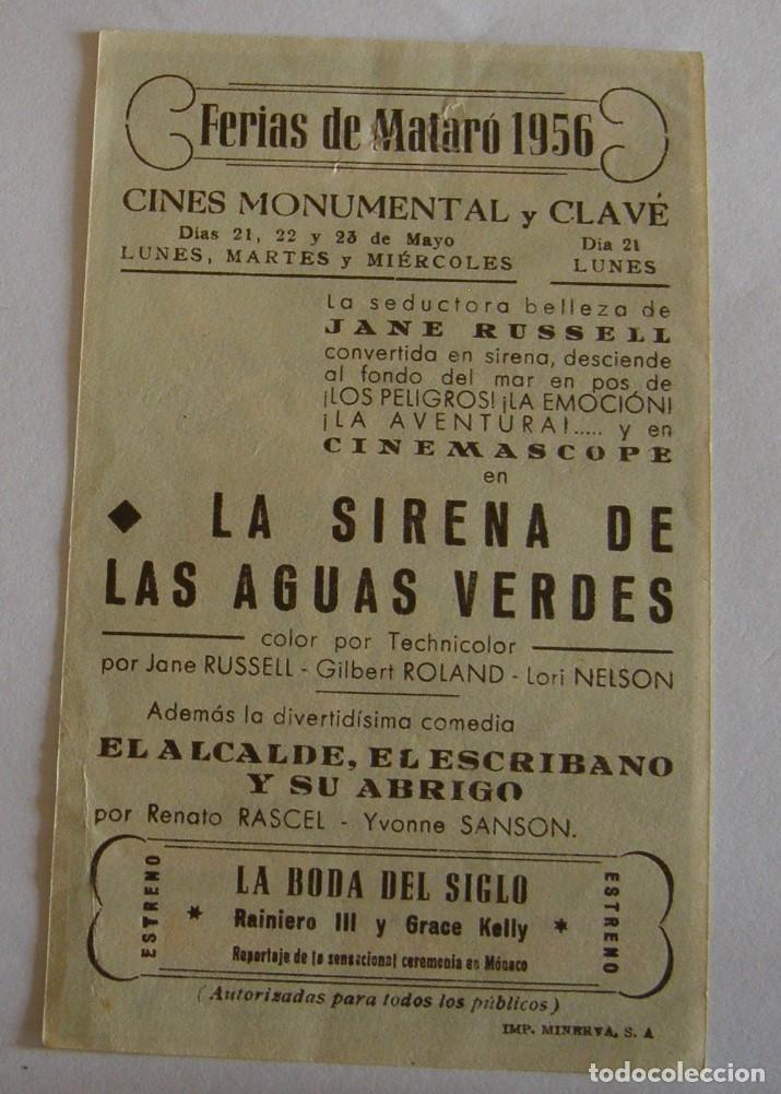 Cine: PROGRAMA DE CINE LA SIRENA DE LAS AGUAS VERDES - Foto 2