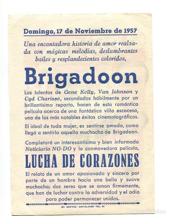 Cine: BRIGADOON, CON GENE KELLY. - Foto 2