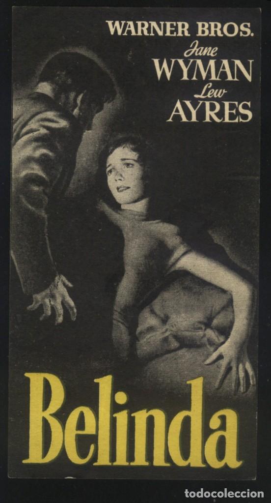 Cine: Q-03404- BELINDA (Johnny Belinda) Jane Wyman - Lew Ayres - Charles Bickford - Agnes Moorehead