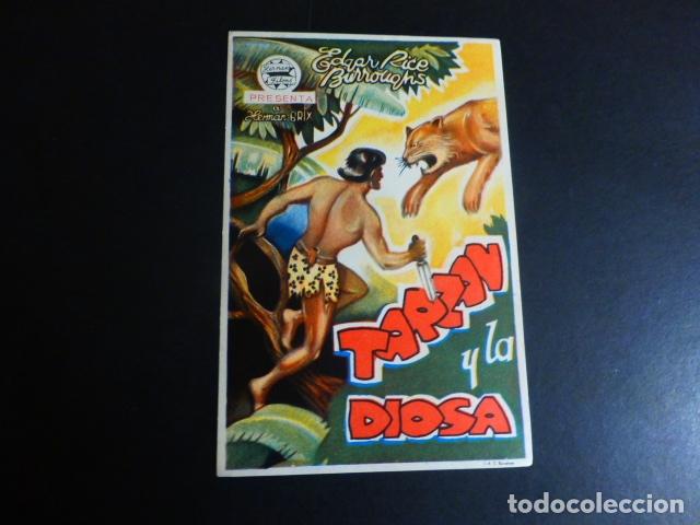 Cine: TARZAN Y LA DIOSA PROGRAMA DE MANO SIN PUBLICIDAD - Foto 1