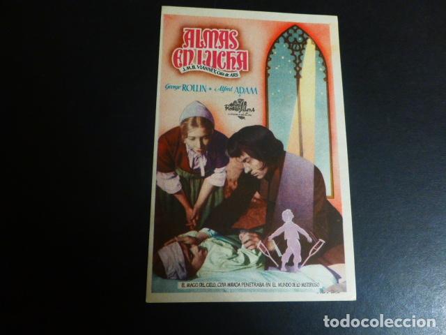 Cine: ALMAS EN LUCHA PROGRAMA DE MANO SIN PUBLICIDAD - Foto 1