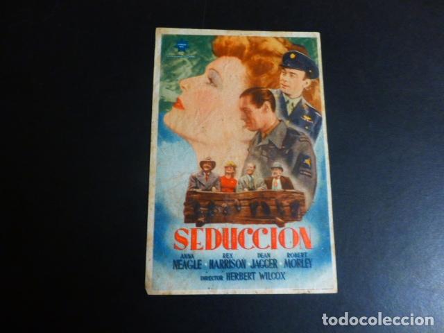 Cine: SEDUCCION PROGRAMA DE MANO SIN PUBLICIDAD - Foto 1