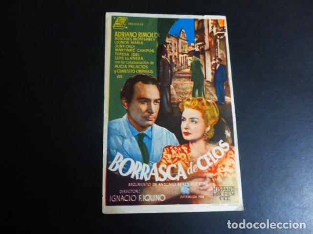 Cine: BORRASCA DE CELOS PROGRAMA DE MANO SIN PUBLICIDAD - Foto 1