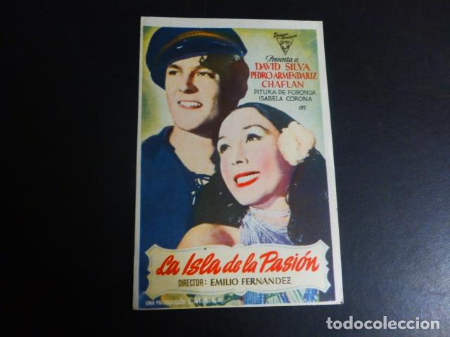 Cine: LA ISLA DE LA PASION PROGRAMA DE MANO SIN PUBLICIDAD - Foto 1