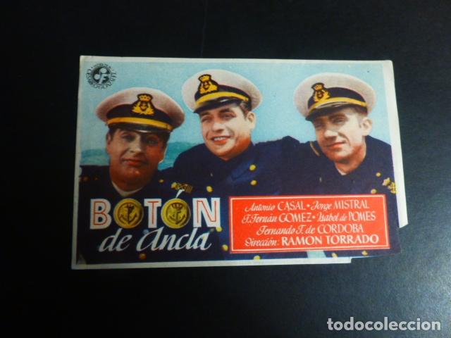 Cine: BOTON DE ANCLA PROGRAMA DE MANO SIN PUBLICIDAD - Foto 1