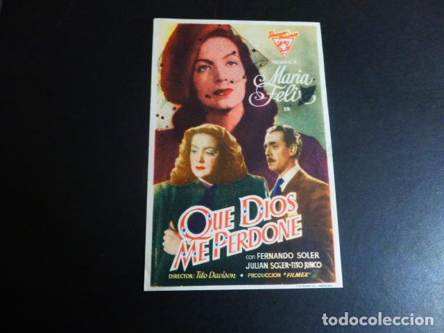 Cine: QUE DIOS ME PERDONE PROGRAMA DE MANO SIN PUBLICIDAD - Foto 1