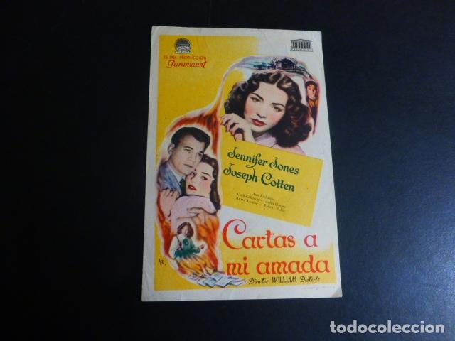 Cine: CARTAS A MI AMADA PROGRAMA DE MANO SIN PUBLICIDAD - Foto 1