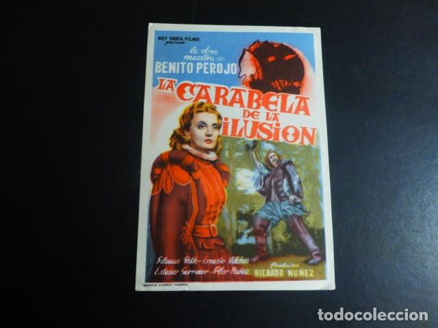 Cine: LA CARABELA DE LA ILUSION PROGRAMA DE MANO SIN PUBLICIDAD - Foto 1
