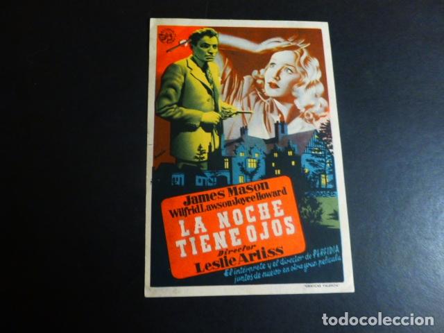 Cine: LA NOCHE TIENE OJOS PROGRAMA DE MANO SIN PUBLICIDAD - Foto 1