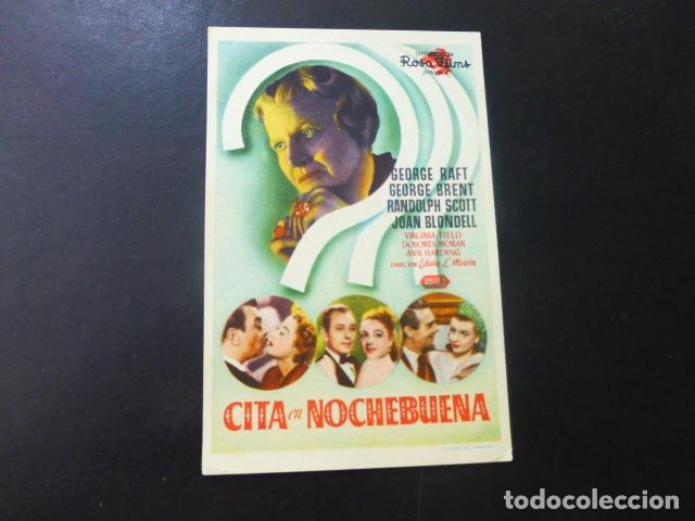 Cine: CITA EN NOCHEBUENA PROGRAMA DE MANO SIN PUBLICIDAD - Foto 1