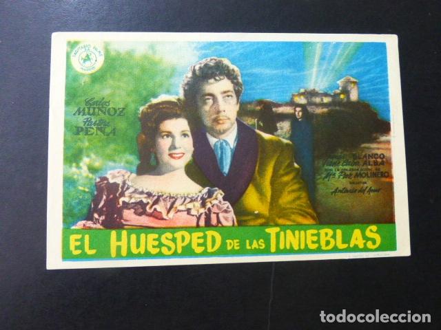Cine: EL HUESPED DE LAS TINIEBLAS PROGRAMA DE MANO SIN PUBLICIDAD - Foto 1