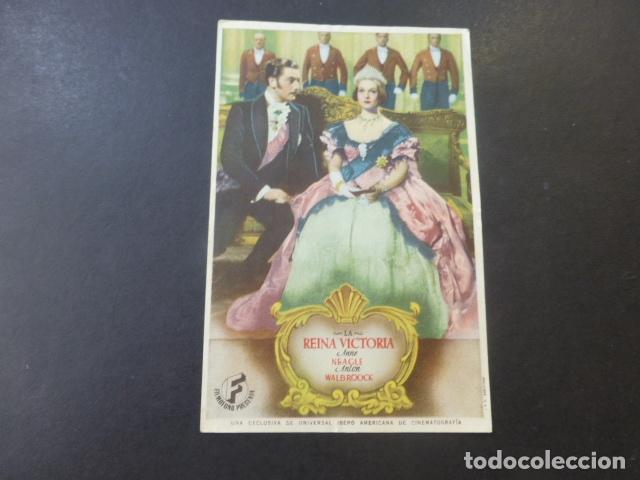 Cine: LA REINA VICTORIA PROGRAMA DE MANO SIN PUBLICIDAD - Foto 1