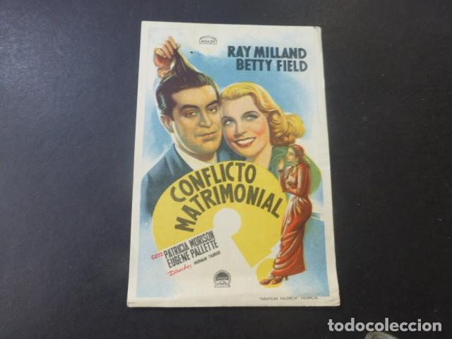 Cine: CONFLICTO MATRIMONIAL PROGRAMA DE MANO SIN PUBLICIDAD - Foto 1
