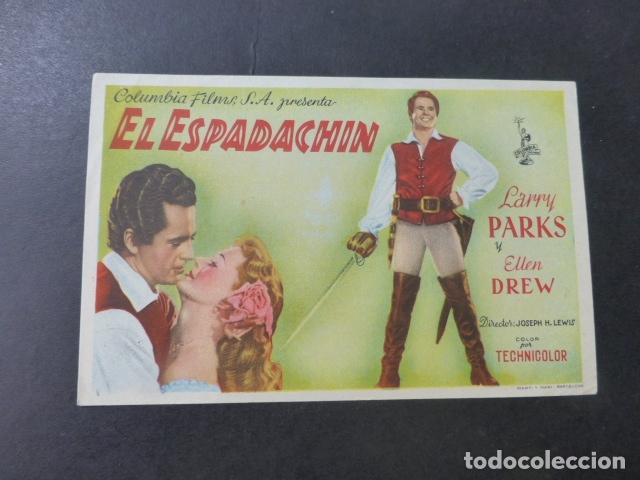 Cine: EL ESPADACHIN PROGRAMA DE MANO SIN PUBLICIDAD - Foto 1