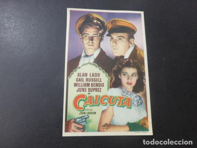 Cine: CALCUTA PROGRAMA DE MANO SIN PUBLICIDAD - Foto 1