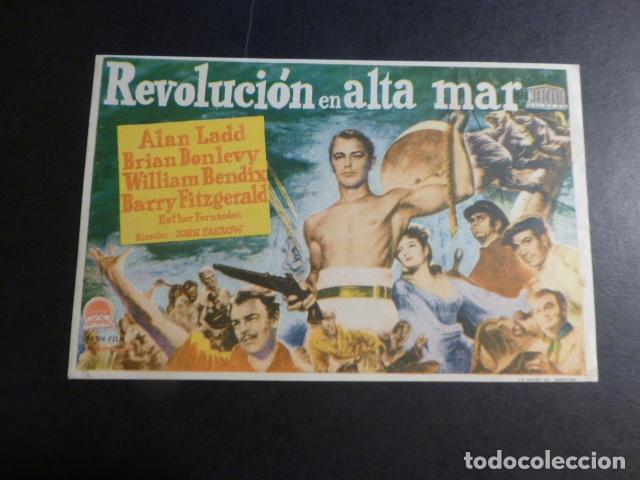 Cine: REVOLUCION EN ALTA MAR PROGRAMA DE MANO SIN PUBLICIDAD - Foto 1