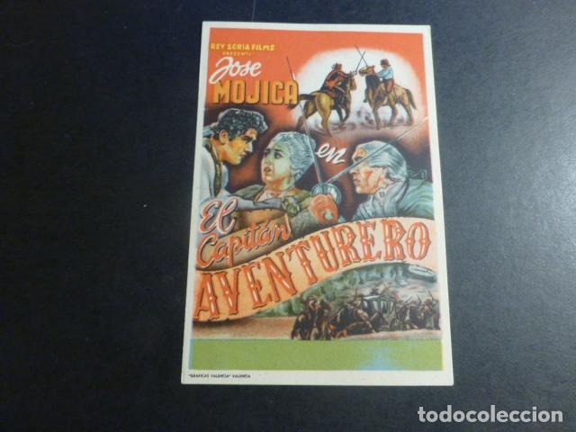 Cine: EL CAPITAN AVENTURERO PROGRAMA DE MANO SIN PUBLICIDAD - Foto 1