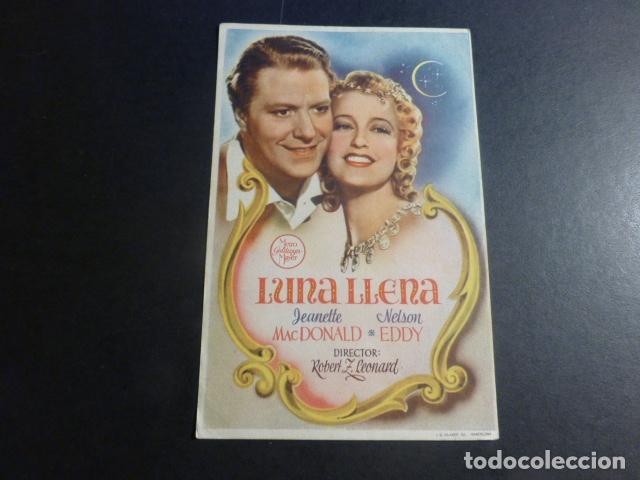 Cine: LUNA LLENA PROGRAMA DE MANO SIN PUBLICIDAD - Foto 1