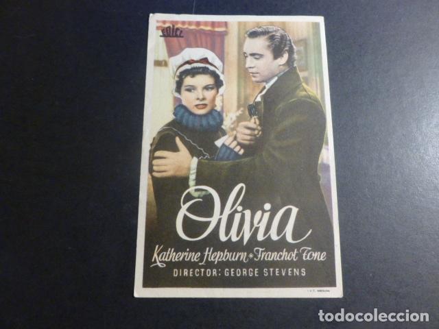 Cine: OLIVIA PROGRAMA DE MANO SIN PUBLICIDAD - Foto 1
